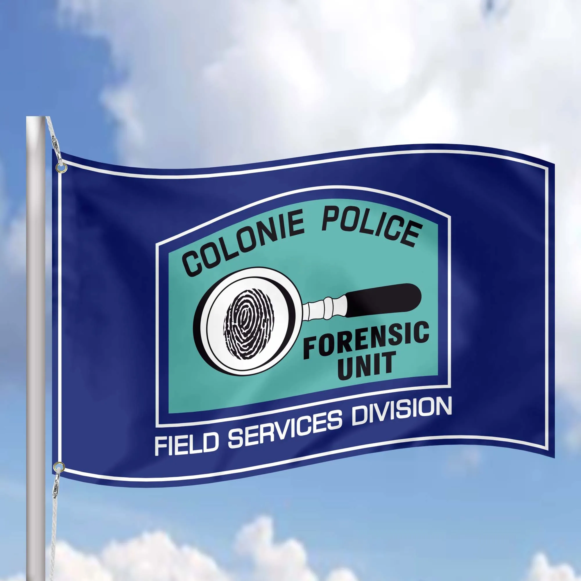 Field Services Division - Colonie Police Department Flag Banner