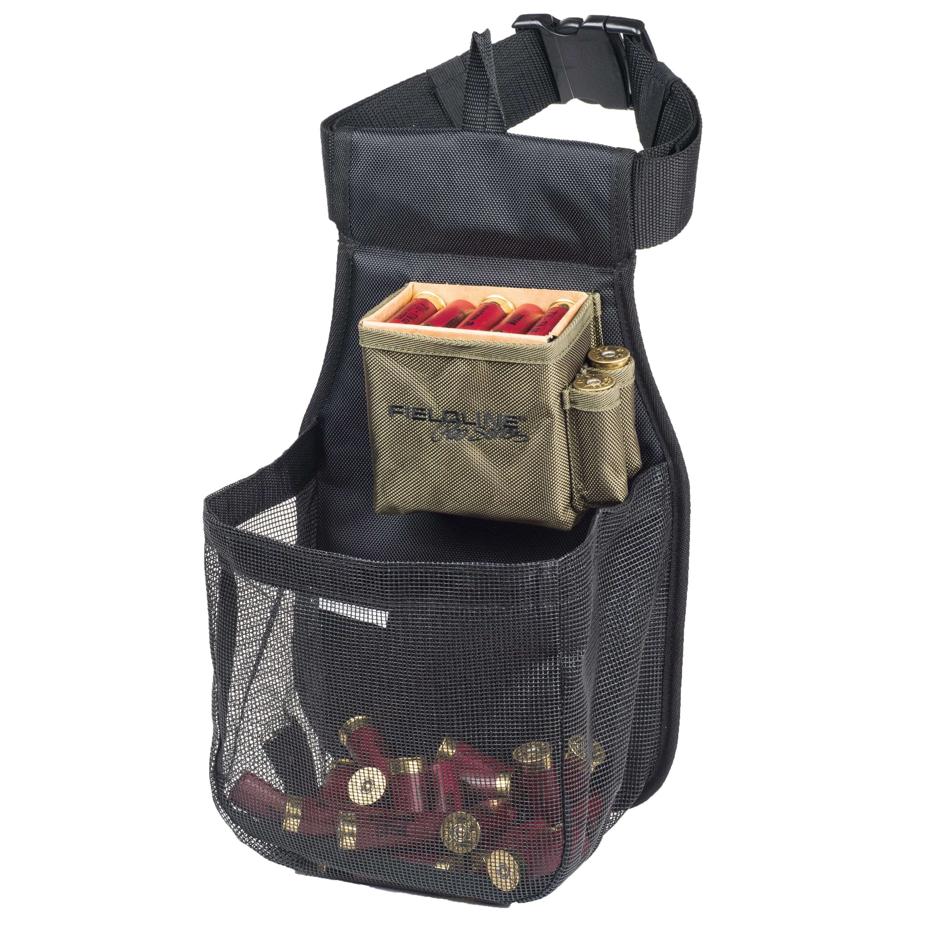 Fieldline Pro Series Large Trap Shooting Shell Pouch Ammo Holder, Black Green