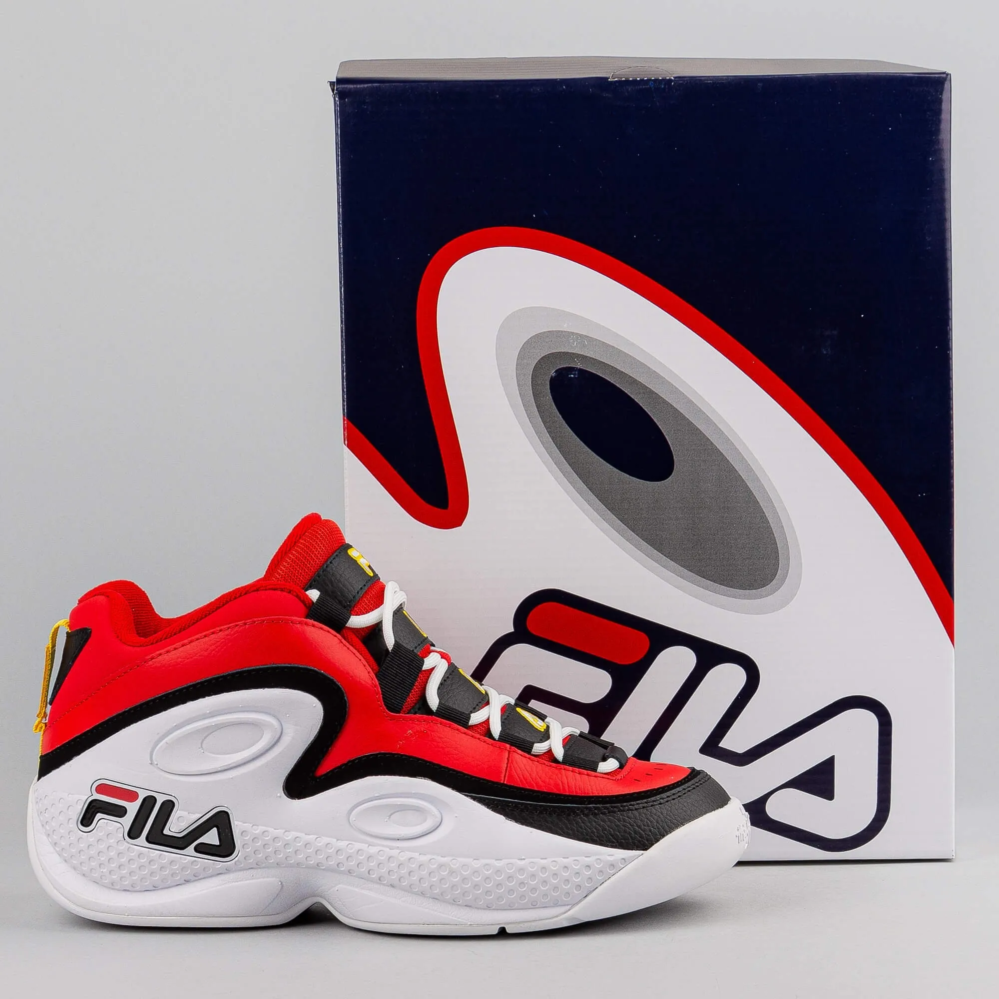Fila GRANT HILL 3 mid White-Fila Red