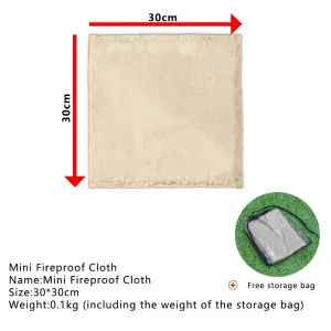 Fireproof Camping Mat High Temperature Resistant Picnic and BBQ Insulation Blanket