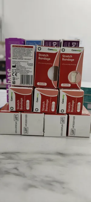 First Aid Bandage Stretch 5cm x 4M