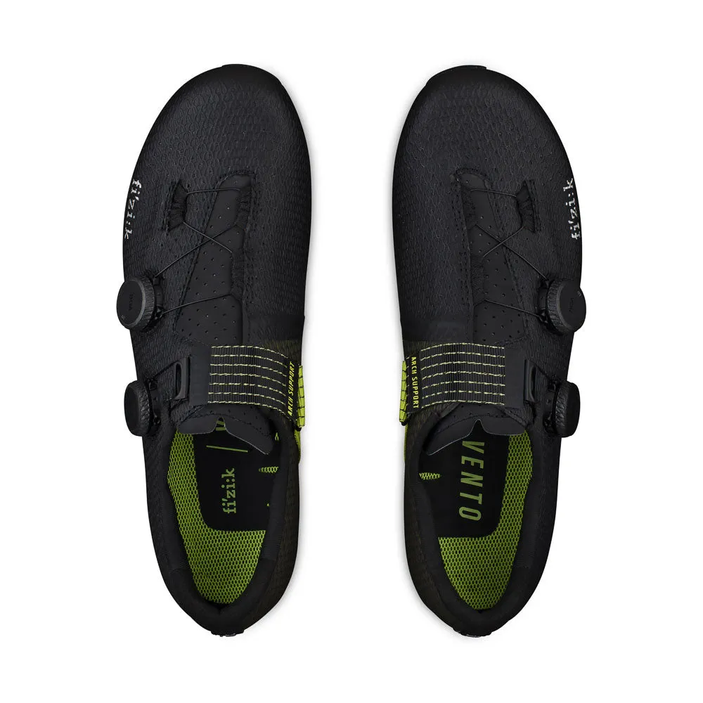 Fizik Vento Stabilita Carbon Shoes - Black/Fluro