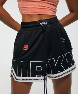 GAME CHANGER Mid Basketball Short in Black