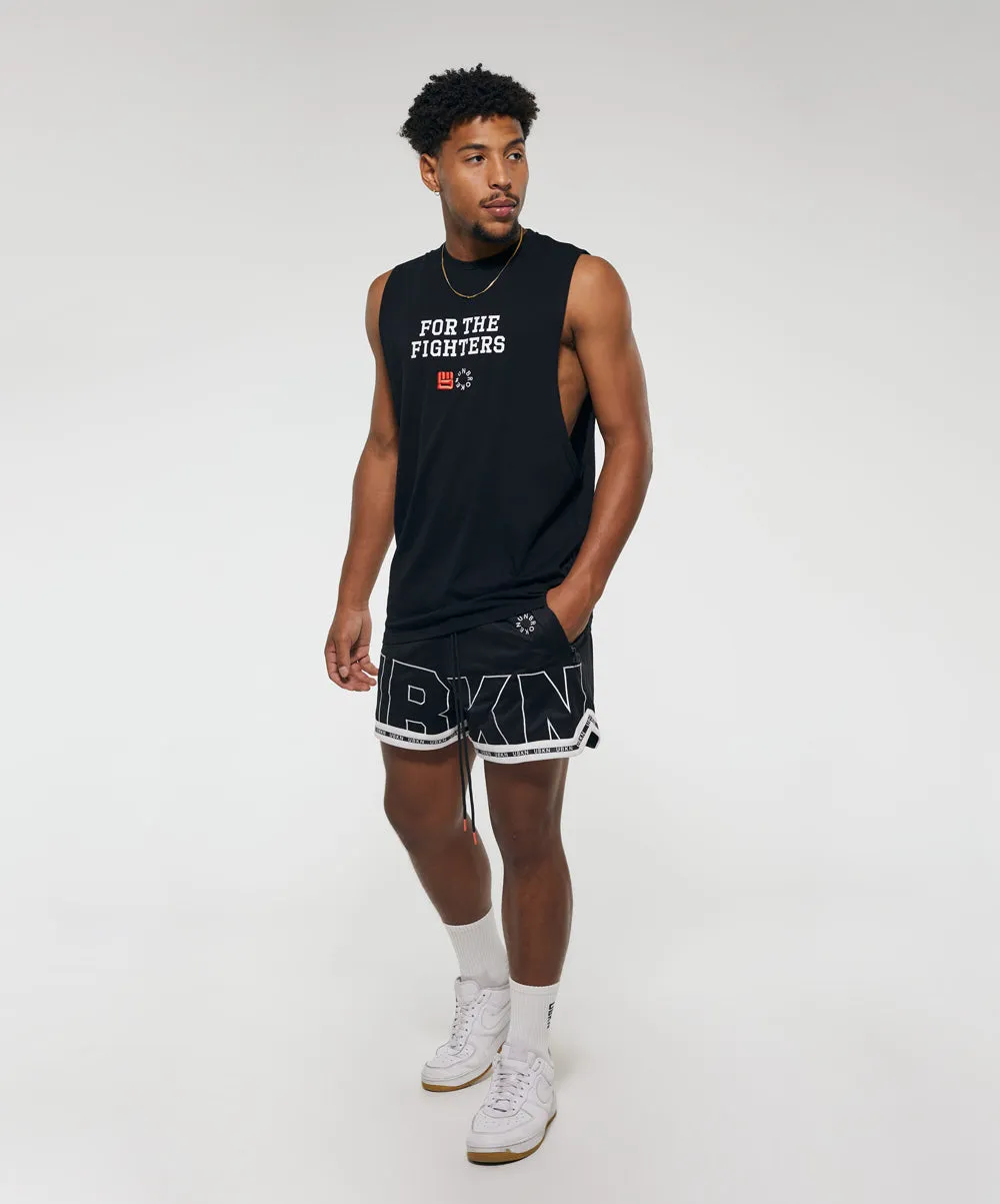 GAME CHANGER Mid Basketball Short in Black