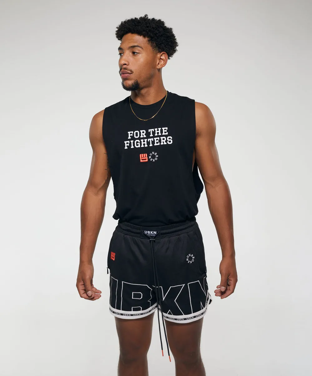 GAME CHANGER Mid Basketball Short in Black