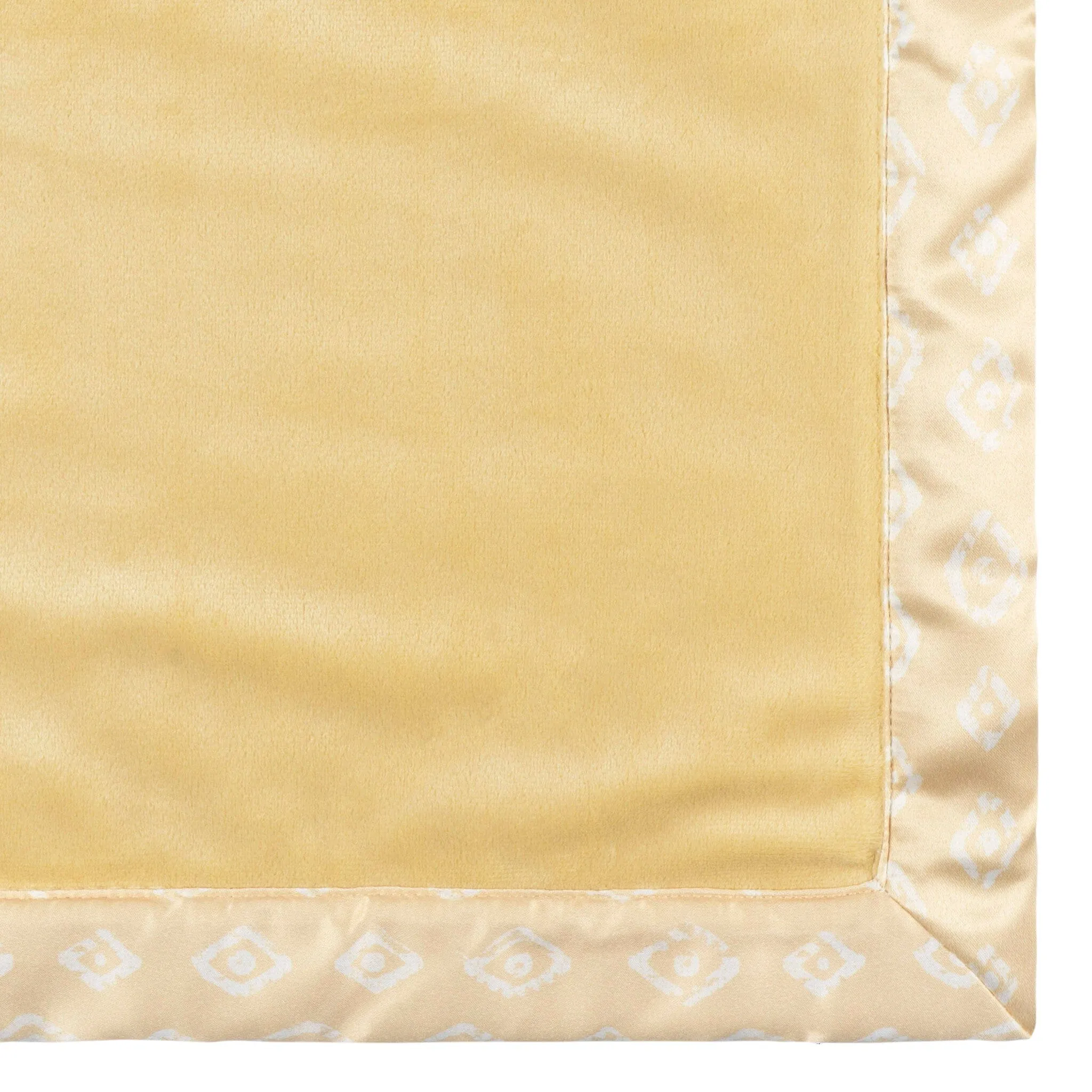 Geo Trim Plush Blanket