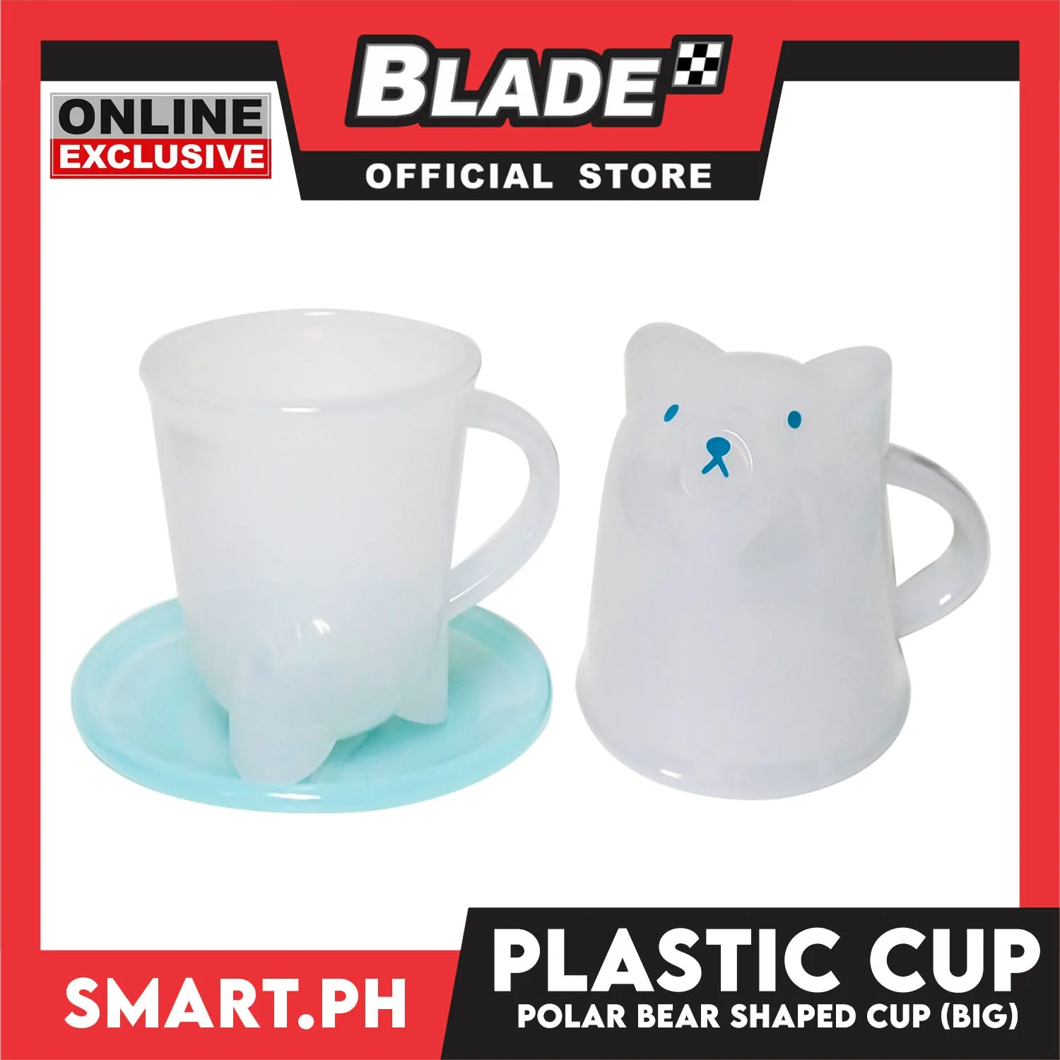 Gifts Big Cup Mug with Saucer (Assorted Designs and Colors)
