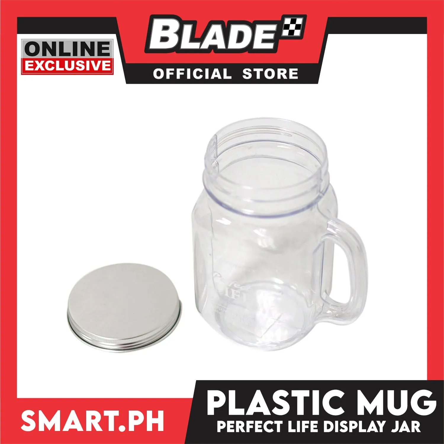 Gifts Plastic Mug Perfect Life Design (Assorted Designs and Colors)