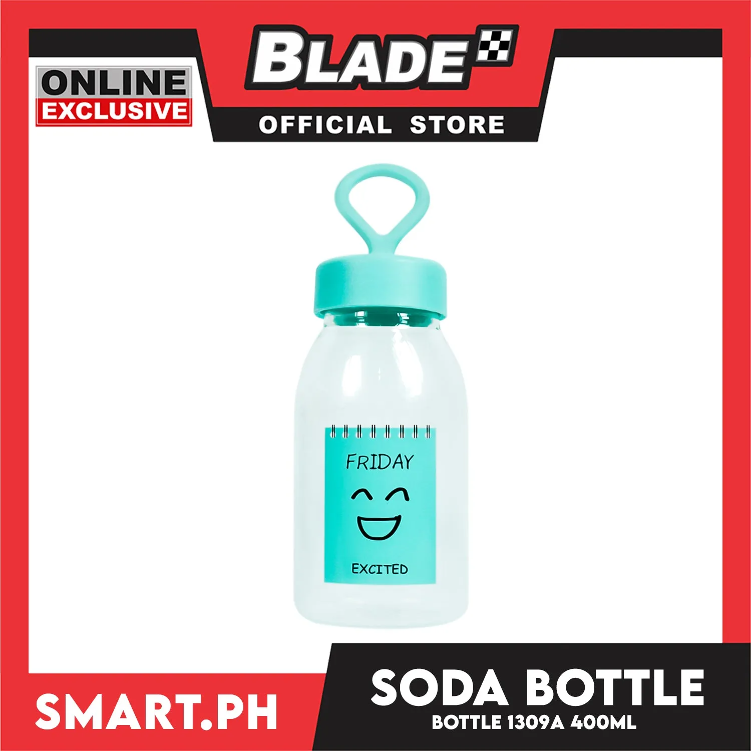 Gifts Soda Bottle 400ml 1309A (Assorted Colors)