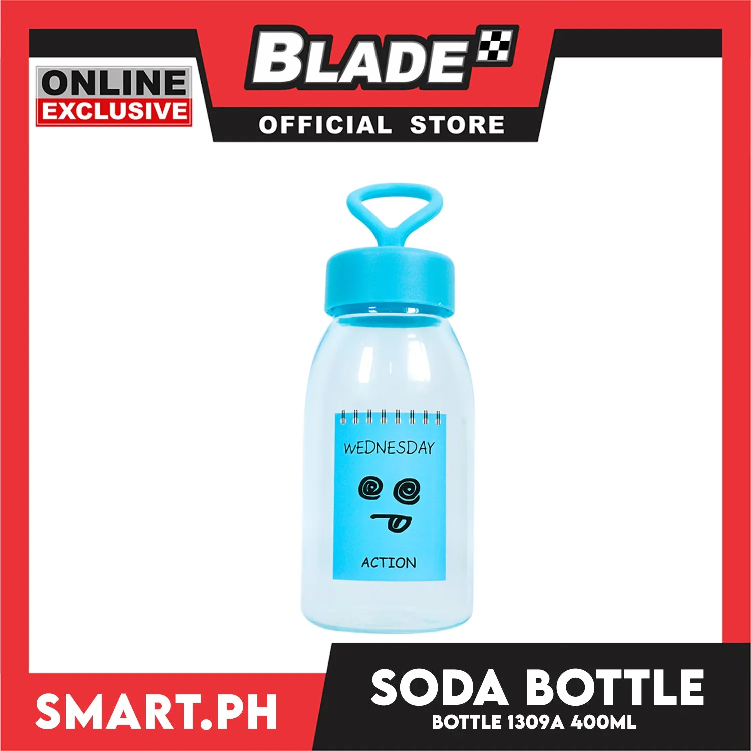 Gifts Soda Bottle 400ml 1309A (Assorted Colors)