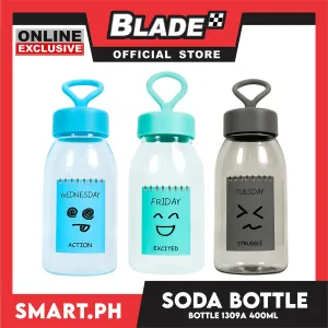 Gifts Soda Bottle 400ml 1309A (Assorted Colors)