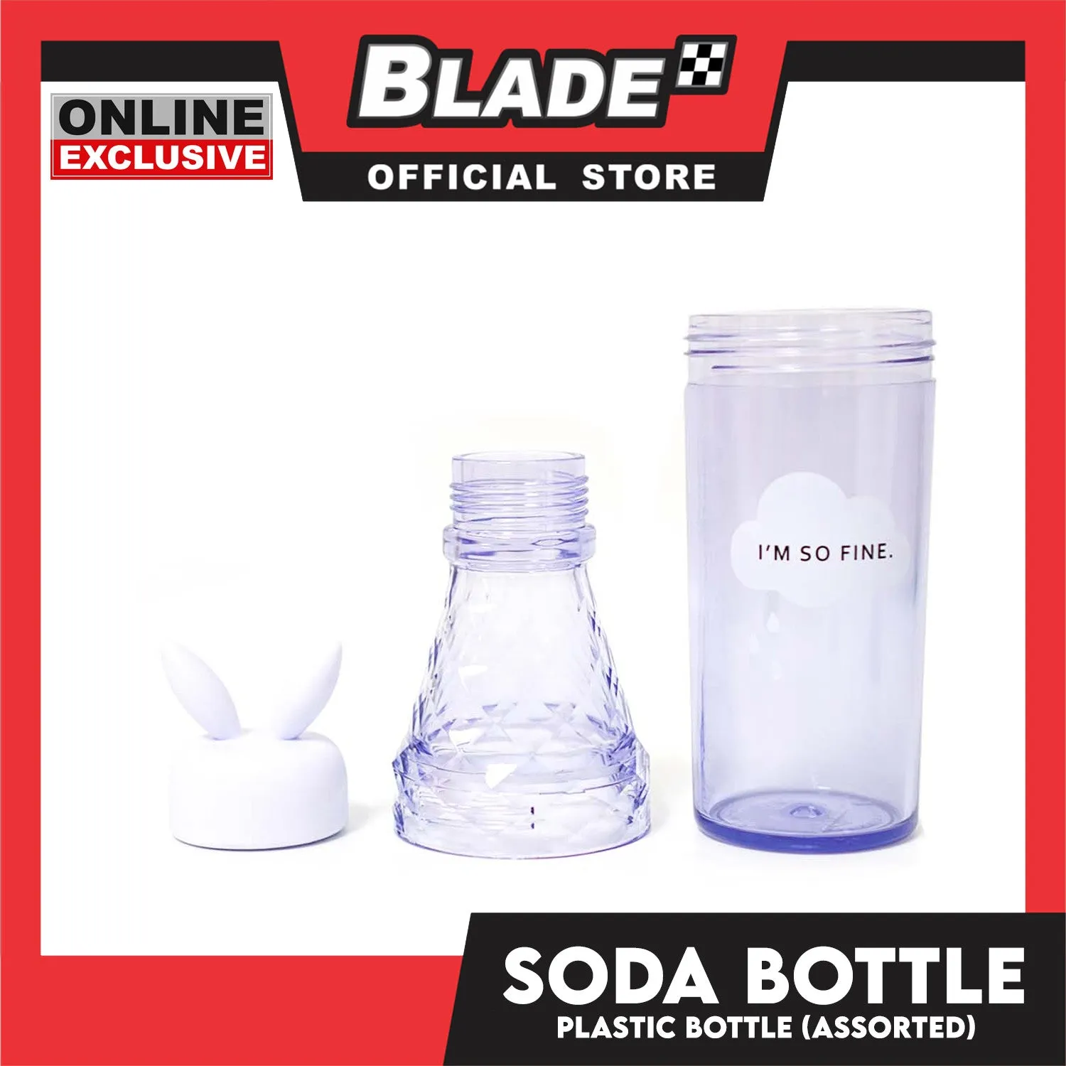 Gifts Soda Tumbler Bottle AN1466 (Assorted Designs and Colors)