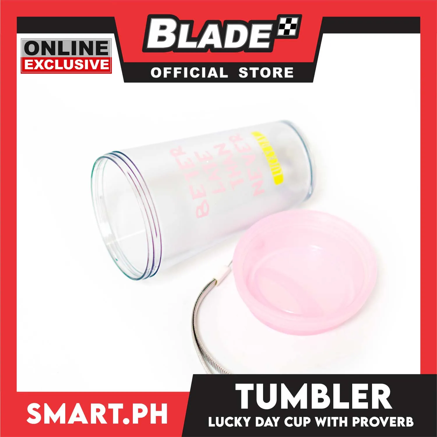 Gifts Tumbler Better Late Than Never Design AP1503 (Assorted Colors)