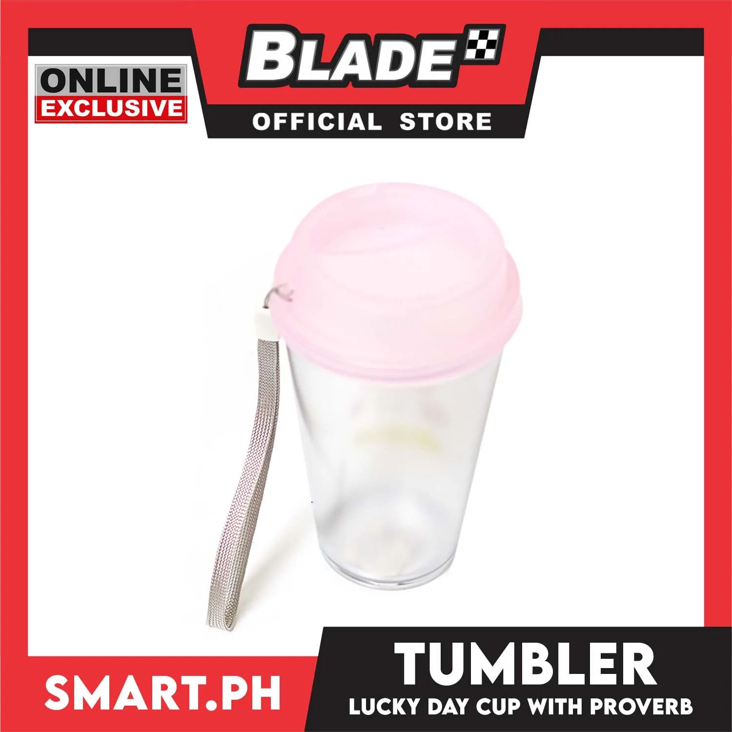 Gifts Tumbler Better Late Than Never Design AP1503 (Assorted Colors)