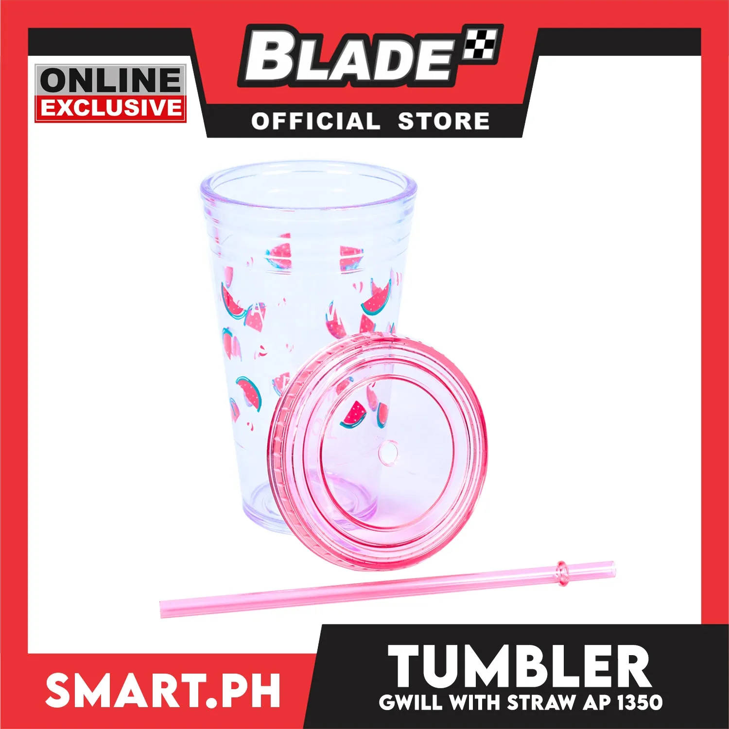 Gifts Tumbler With Straw AP1350