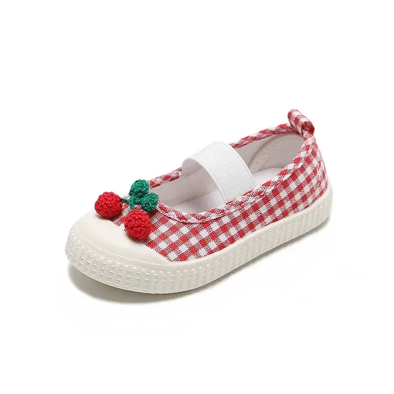 Girl Canvas Shoes: Versatile Kid's Casual Sport Shoe