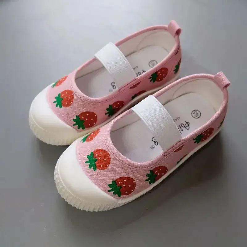 Girl Canvas Shoes: Versatile Kid's Casual Sport Shoe
