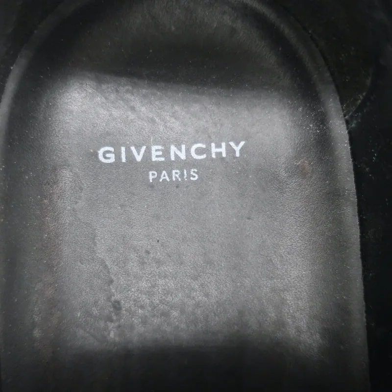 Givenchy Urban Street Low Top Sneakers Black Leather Size 42.5