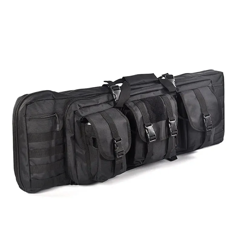 GN-9088 Multi-Functional Double-Layer Tactical Gun Bag Outdoor Sports Equipment Handheld Shoulder Bag