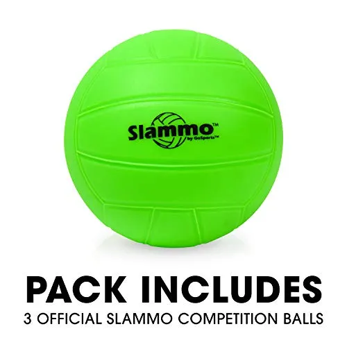 GoSports Slammo Competition Ball 3-Pack | Works for All Roundnet Sets