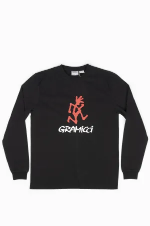 GRAMICCI LOGO L/S TEE BLACK