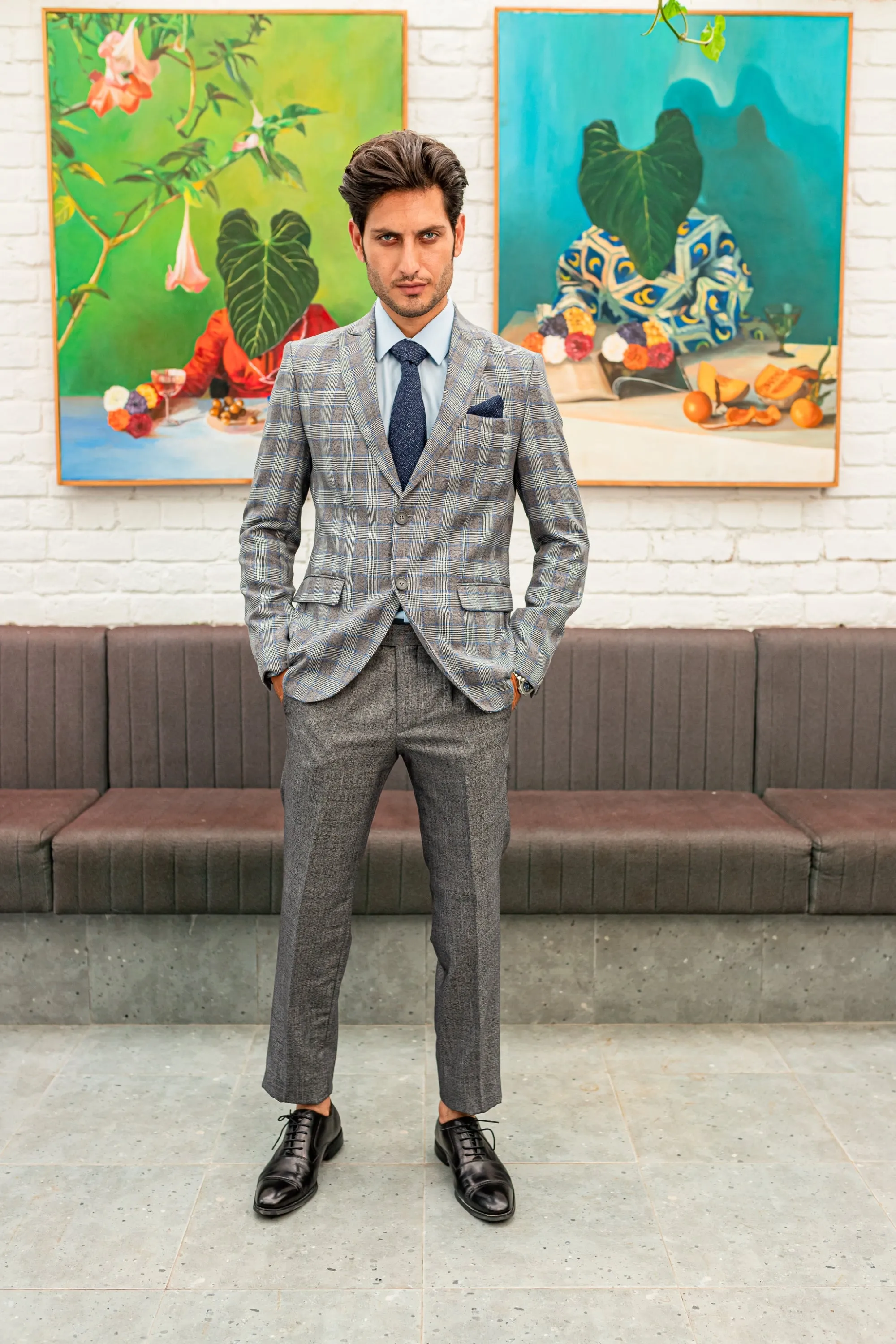 Grey Suit 2 Pcs