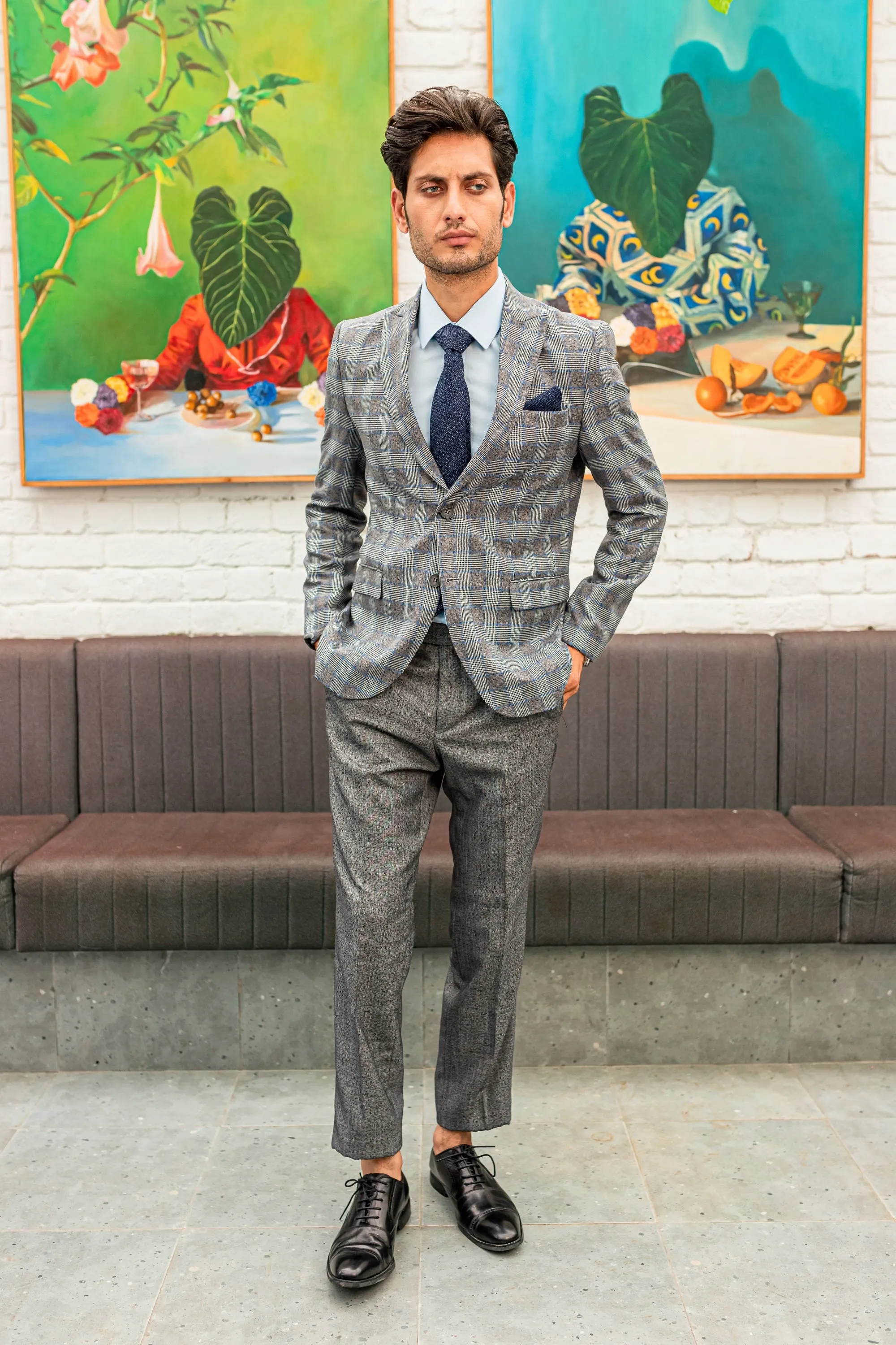 Grey Suit 2 Pcs
