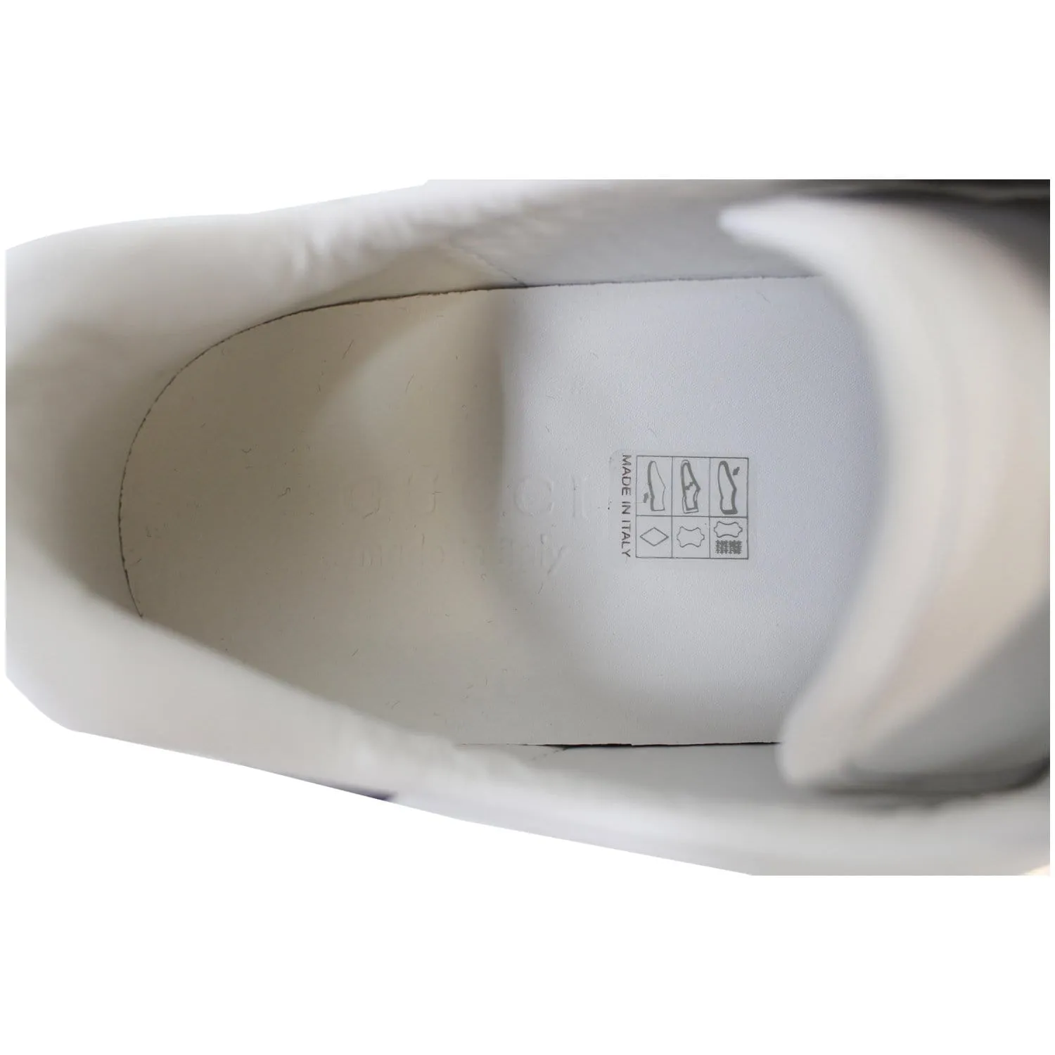 GUCCI Ace Low-Top With Removable Patches Sneaker White 477107 US 9
