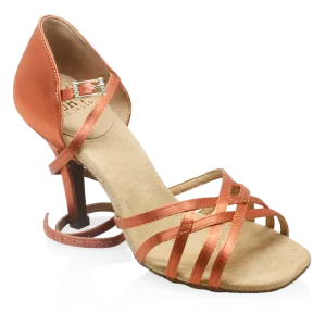 H860-X Kalahari Xtra - Dark Tan Satin 2,5" hæll