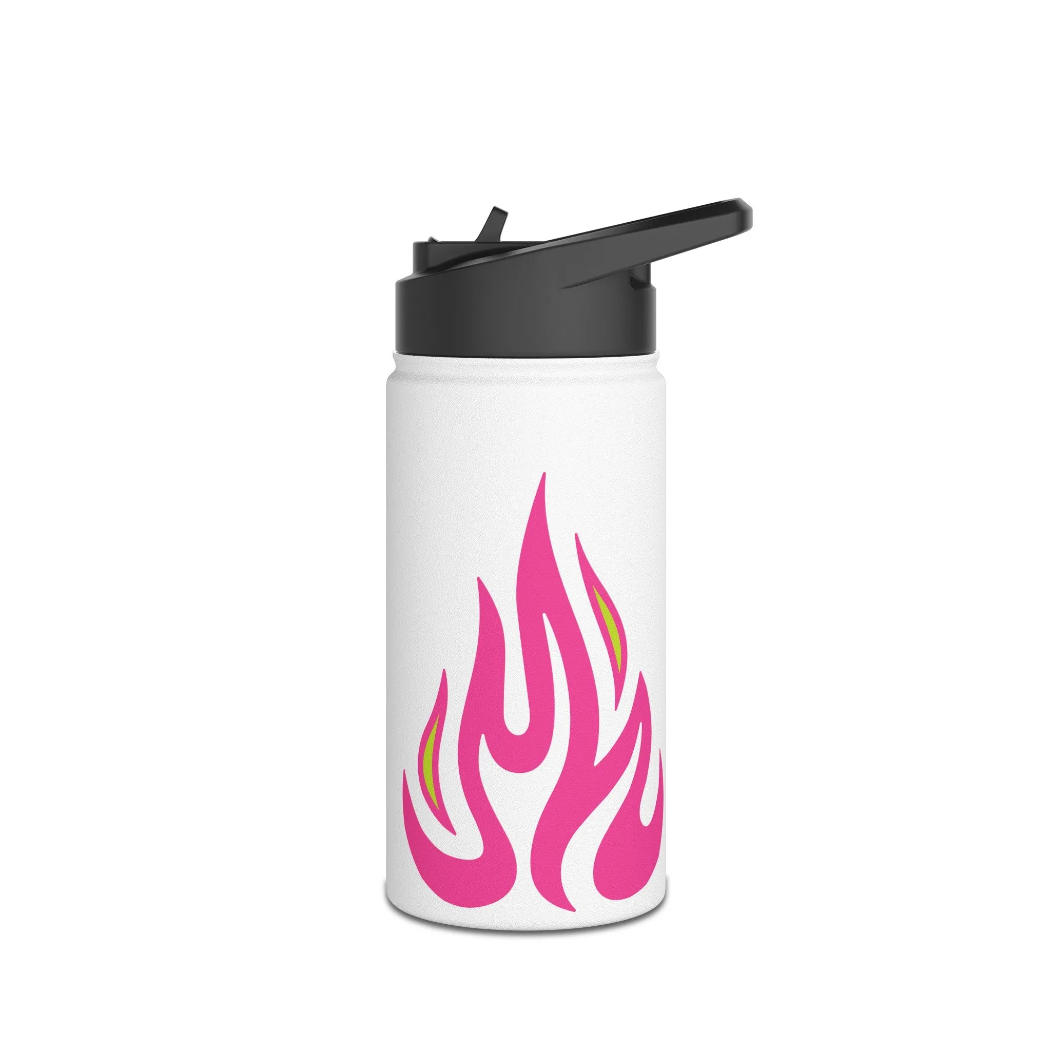 Happy Camper Stainless Steel Water Bottle, Standard Lid