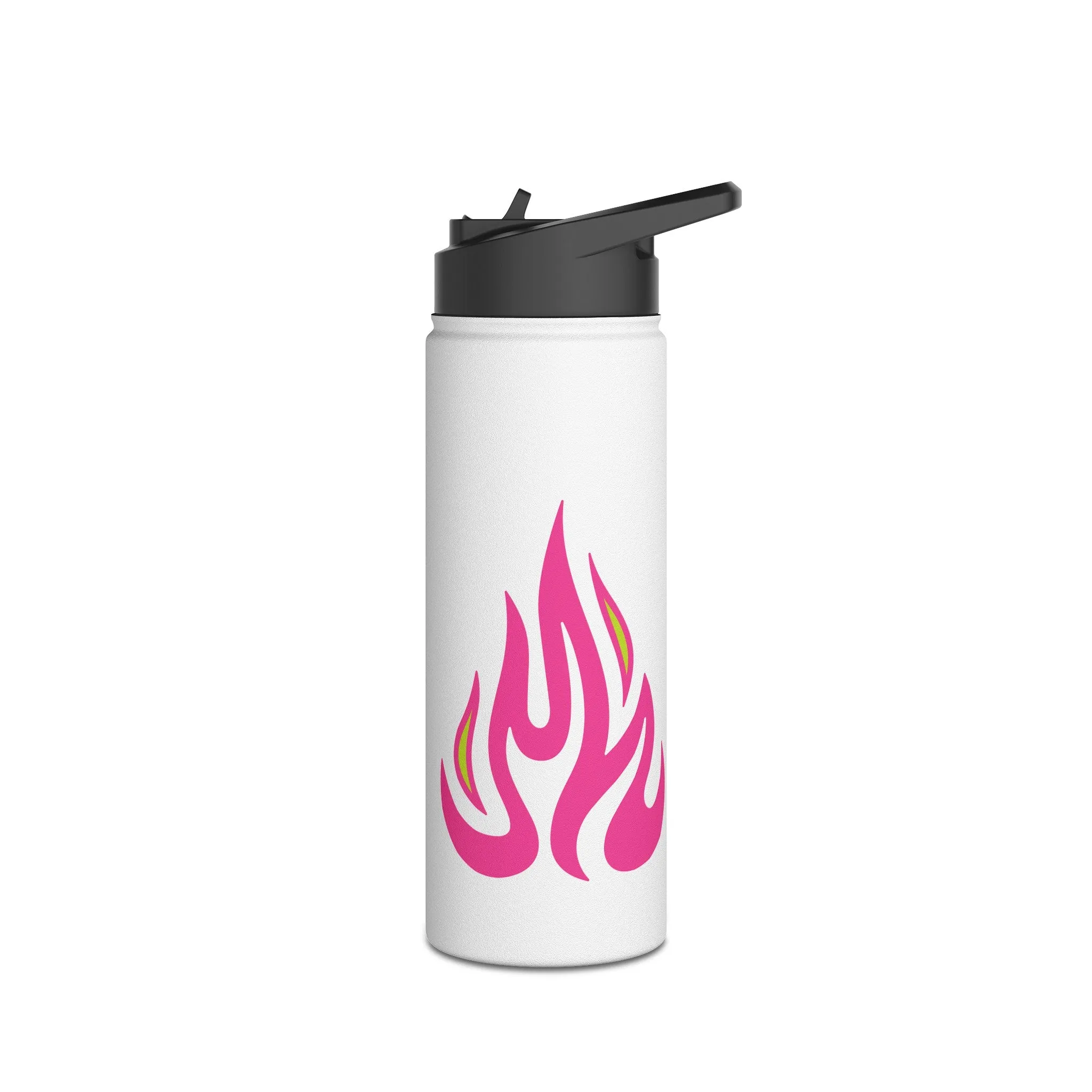 Happy Camper Stainless Steel Water Bottle, Standard Lid