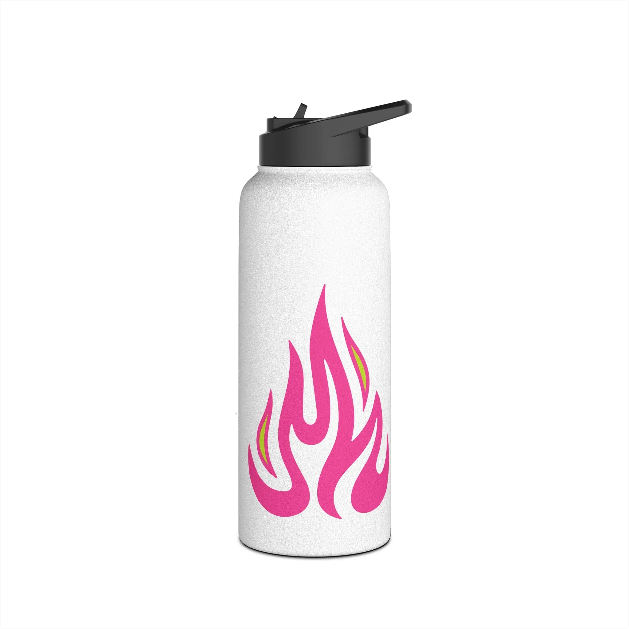 Happy Camper Stainless Steel Water Bottle, Standard Lid