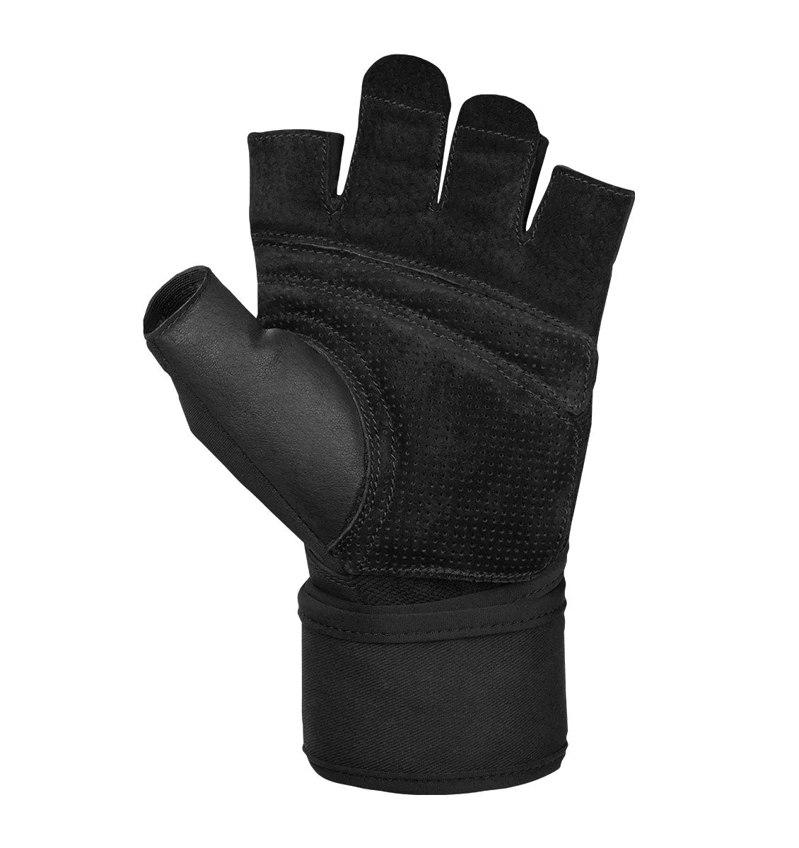 Harbinger Pro Wrist Wrap Weight Lifting Gloves 2.0 - Black