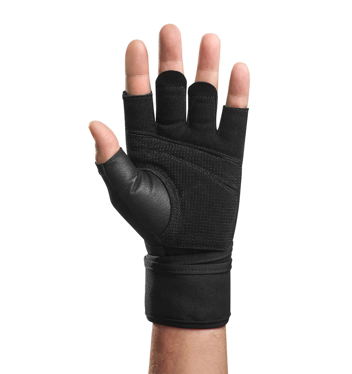 Harbinger Pro Wrist Wrap Weight Lifting Gloves 2.0 - Black