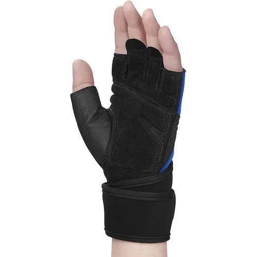 Harbinger Unisex's Training Wristwrap Gloves 2.0 - Blue