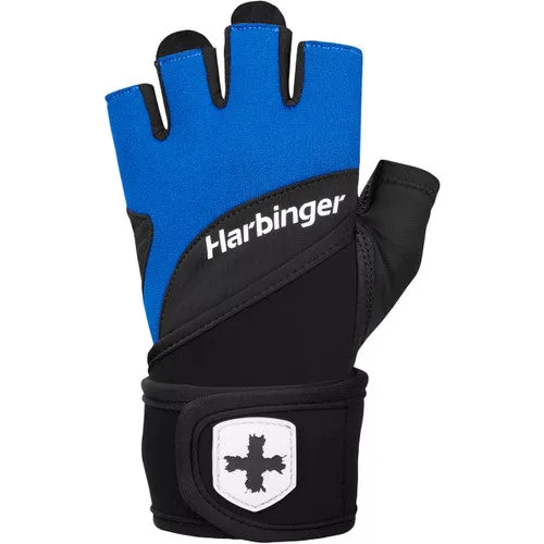Harbinger Unisex's Training Wristwrap Gloves 2.0 - Blue