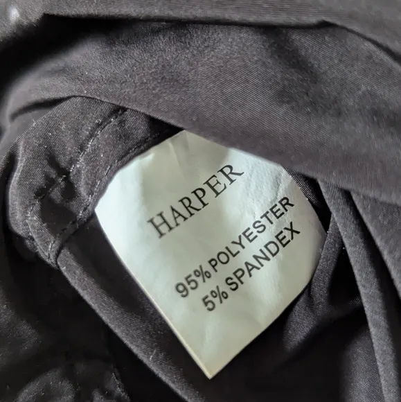 Harper Black White Zip Up Removable Vest Longline Jacket