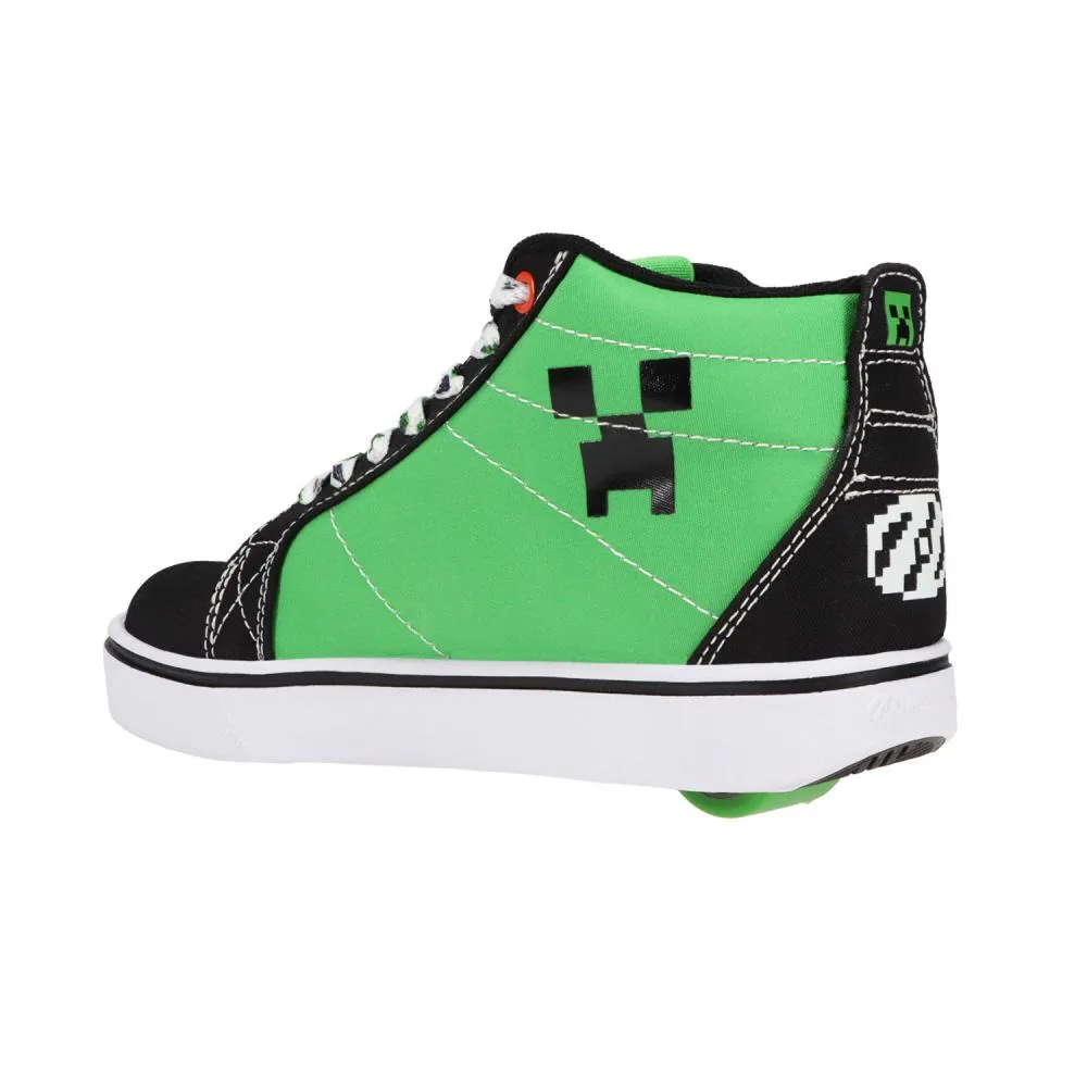 Heelys X Minecraft Racer 20 Mid Shoes - Green/Black