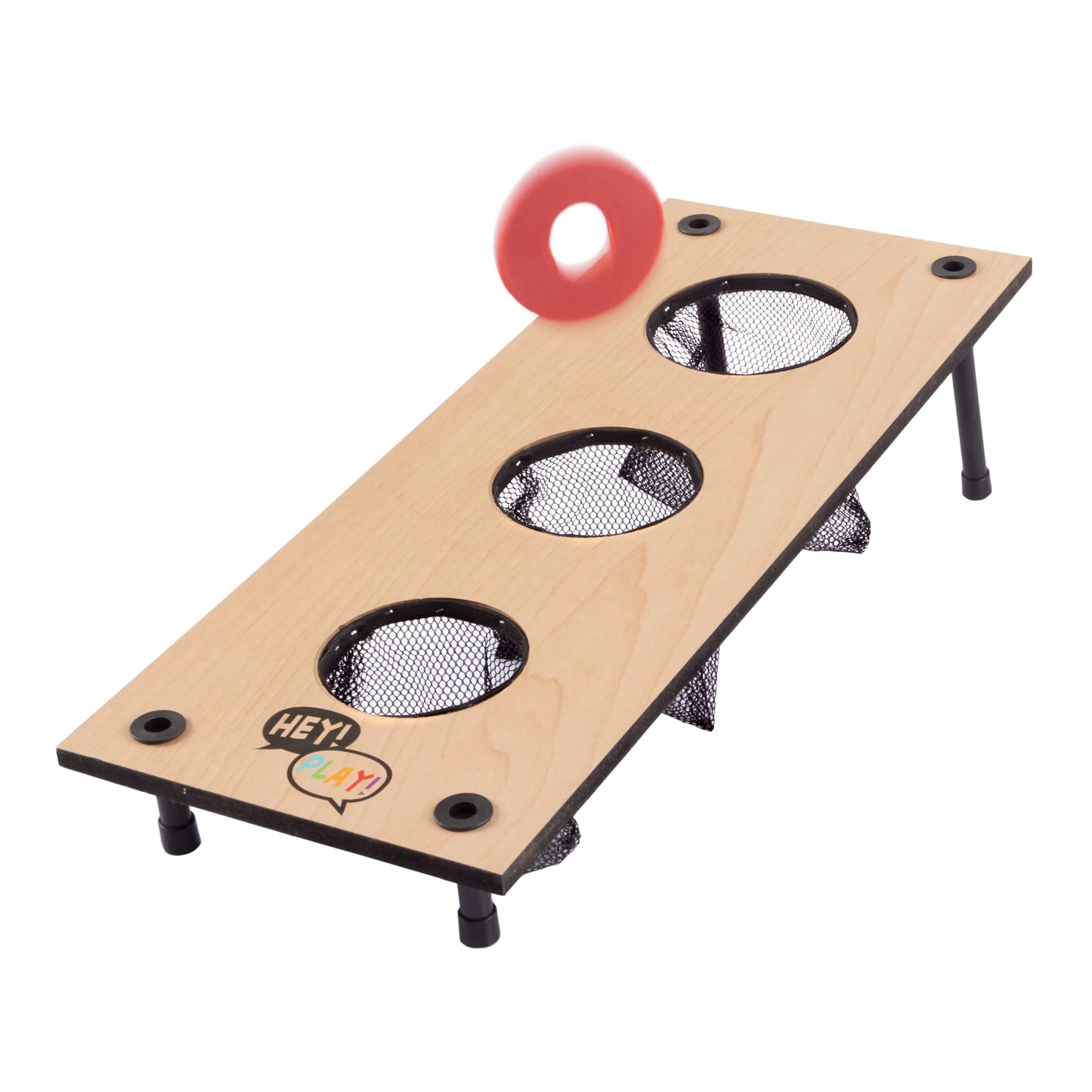 Hey! Play! 2-in-1 Washer Pitch and Beanbag Toss Set - Indoor or