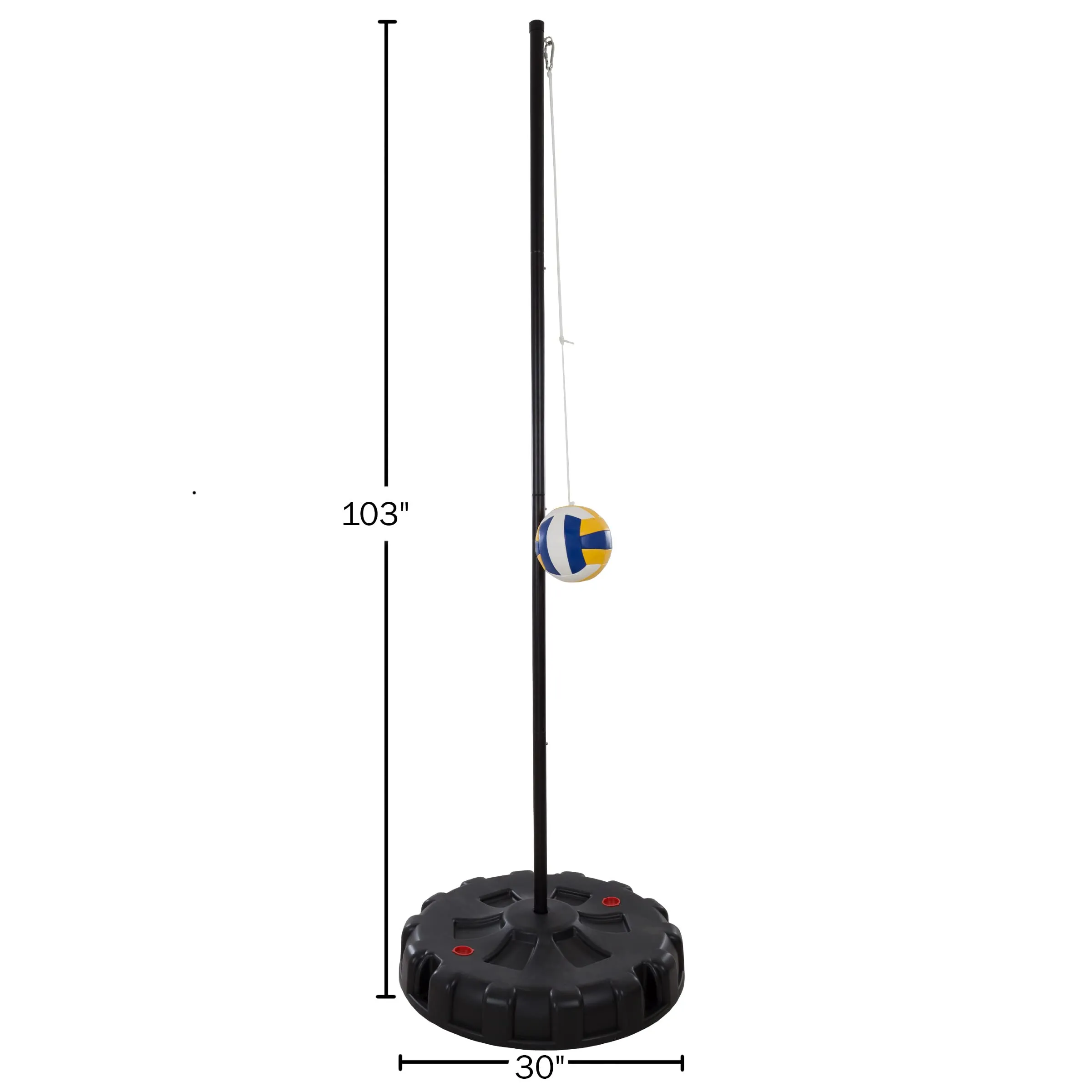 Hey! Play! Portable Tetherball Complete Outdoor Game Set with se