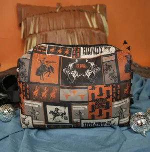 HUGE XXL TRAVELER BAG  Cowboy collage