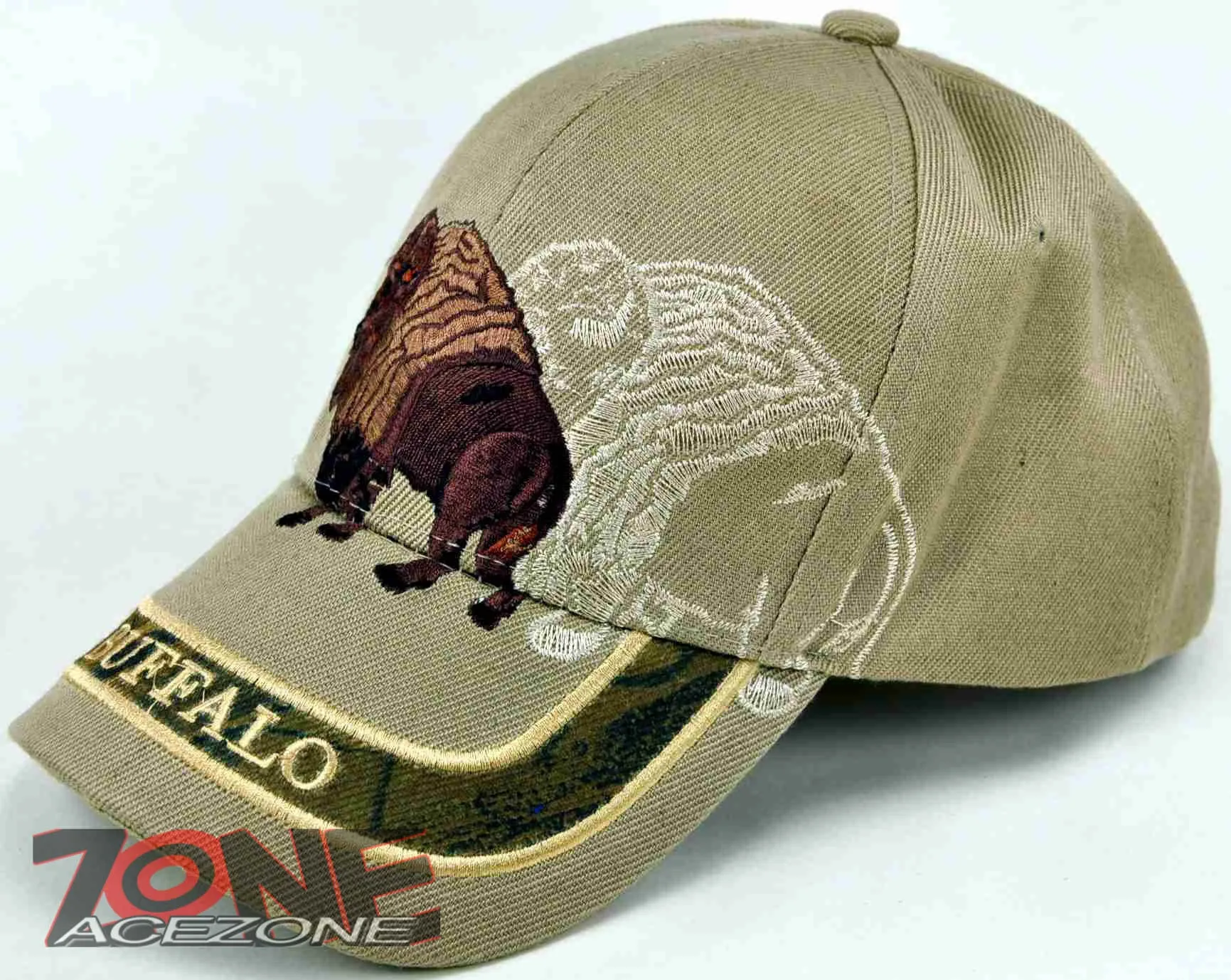 HUNTER BUFFALO OUTDOOR SPORTS CAP HAT TAN CAMO