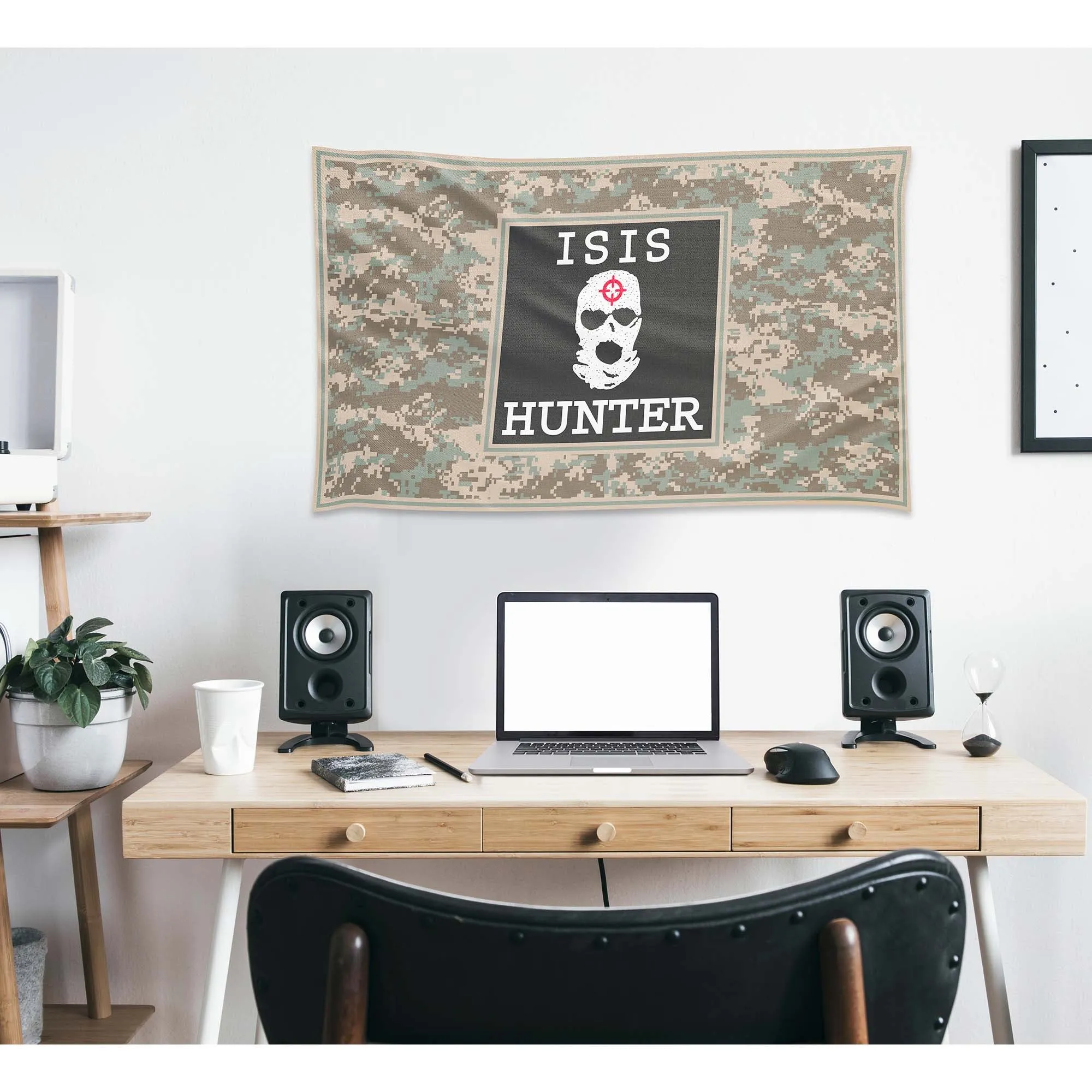 I Hunt ISIS Rats ISIS Hunter Flag Banner