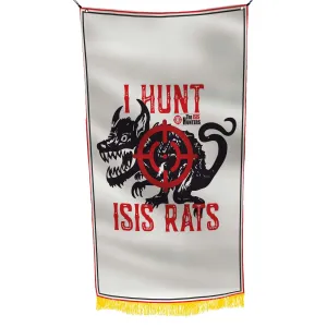 I Hunt ISIS Rats ISIS Hunter Flag Banner