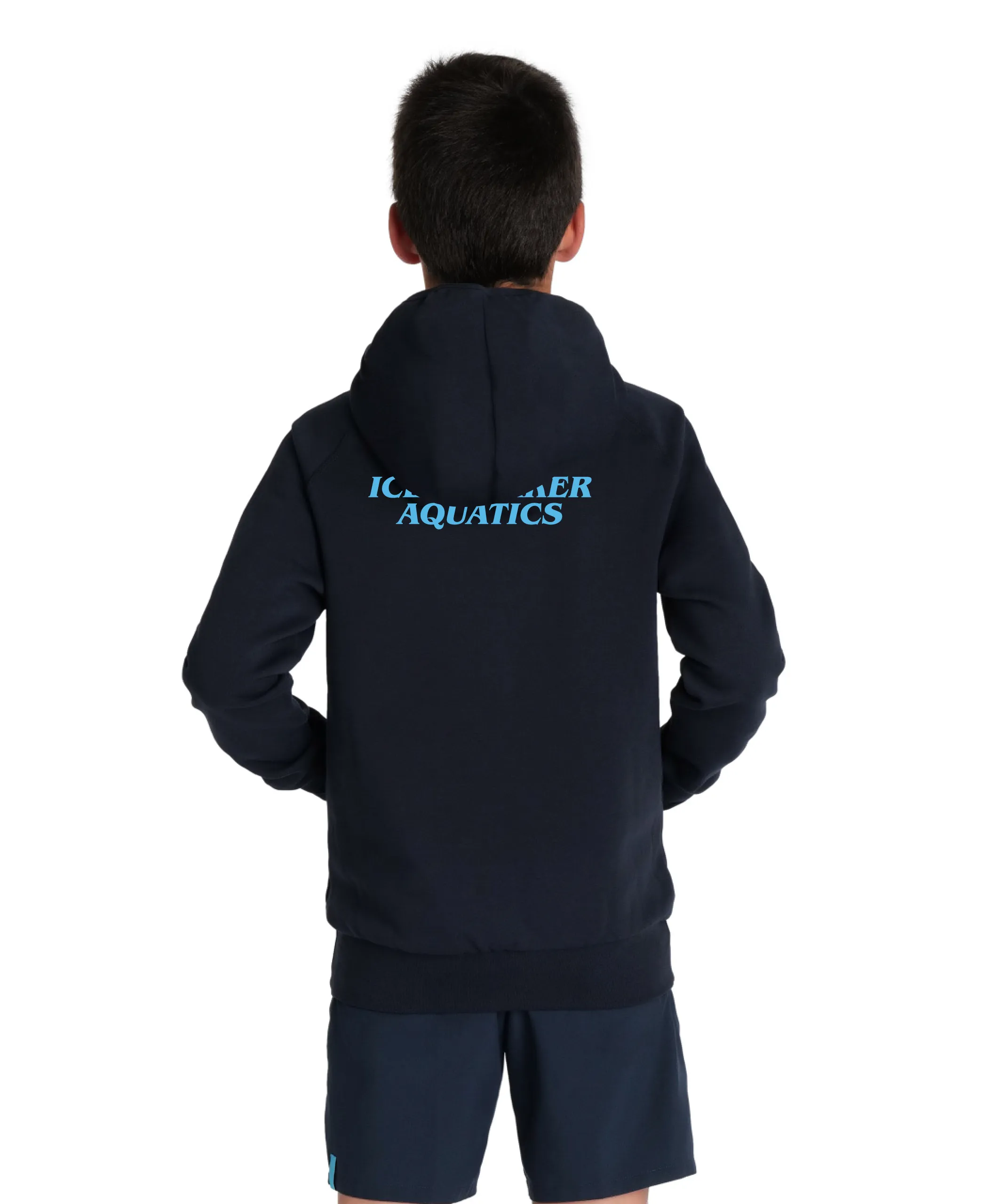 Ice Breaker Aquatics Jr Hooded Sweatshirt - Navy