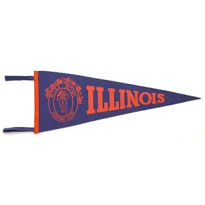 Illinois 1947 Rose Bowl Pennant