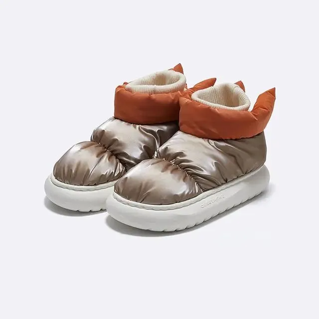 Indoor Outdoor High Top Plush Lining Shoes