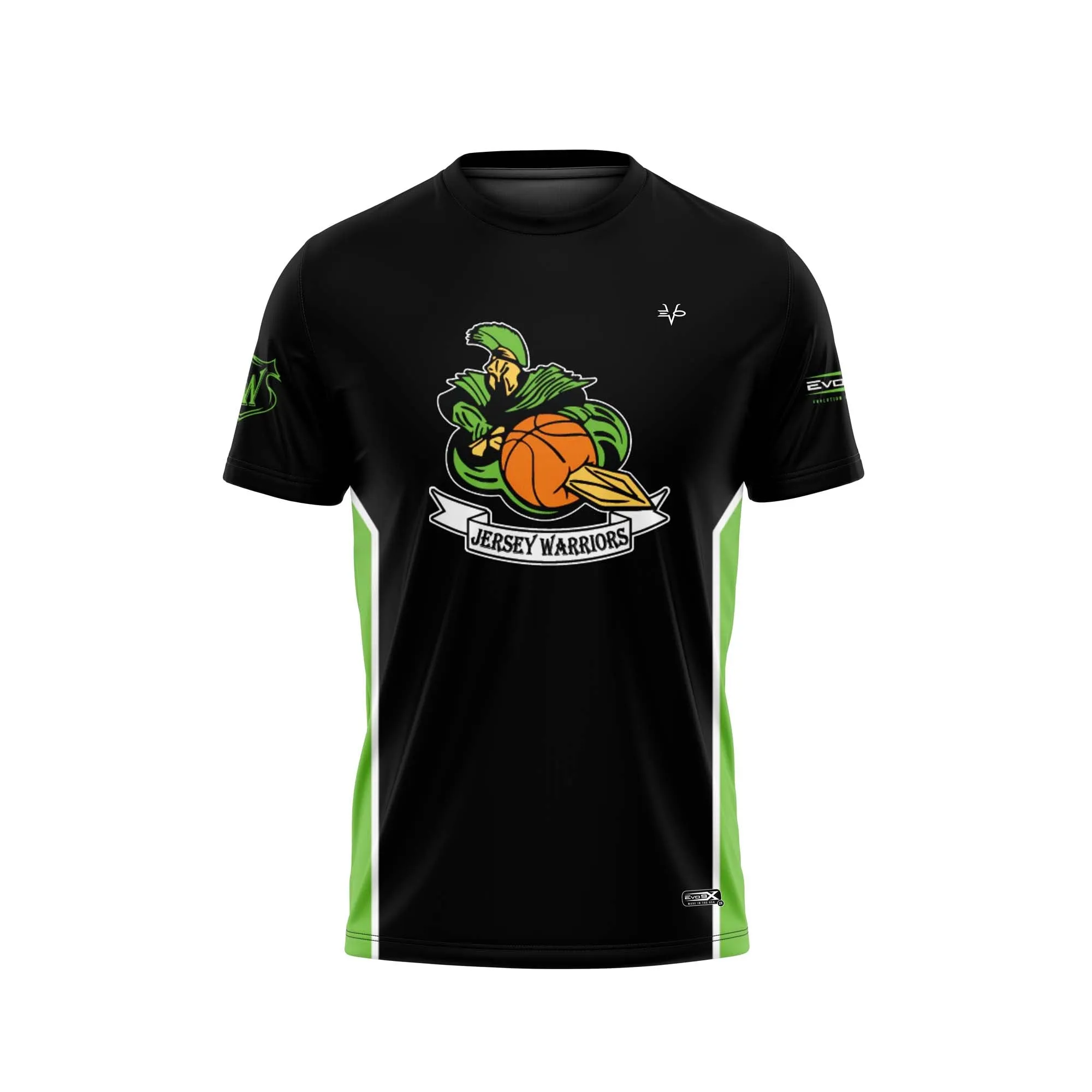 JERSEY WARRIORS Basketball Sublimated Crew Neck Jersey