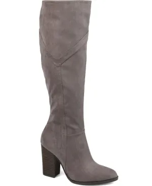Journee Collection Women's Kyllie Boots Shoes KYLLIE-BOOT Gray 10M