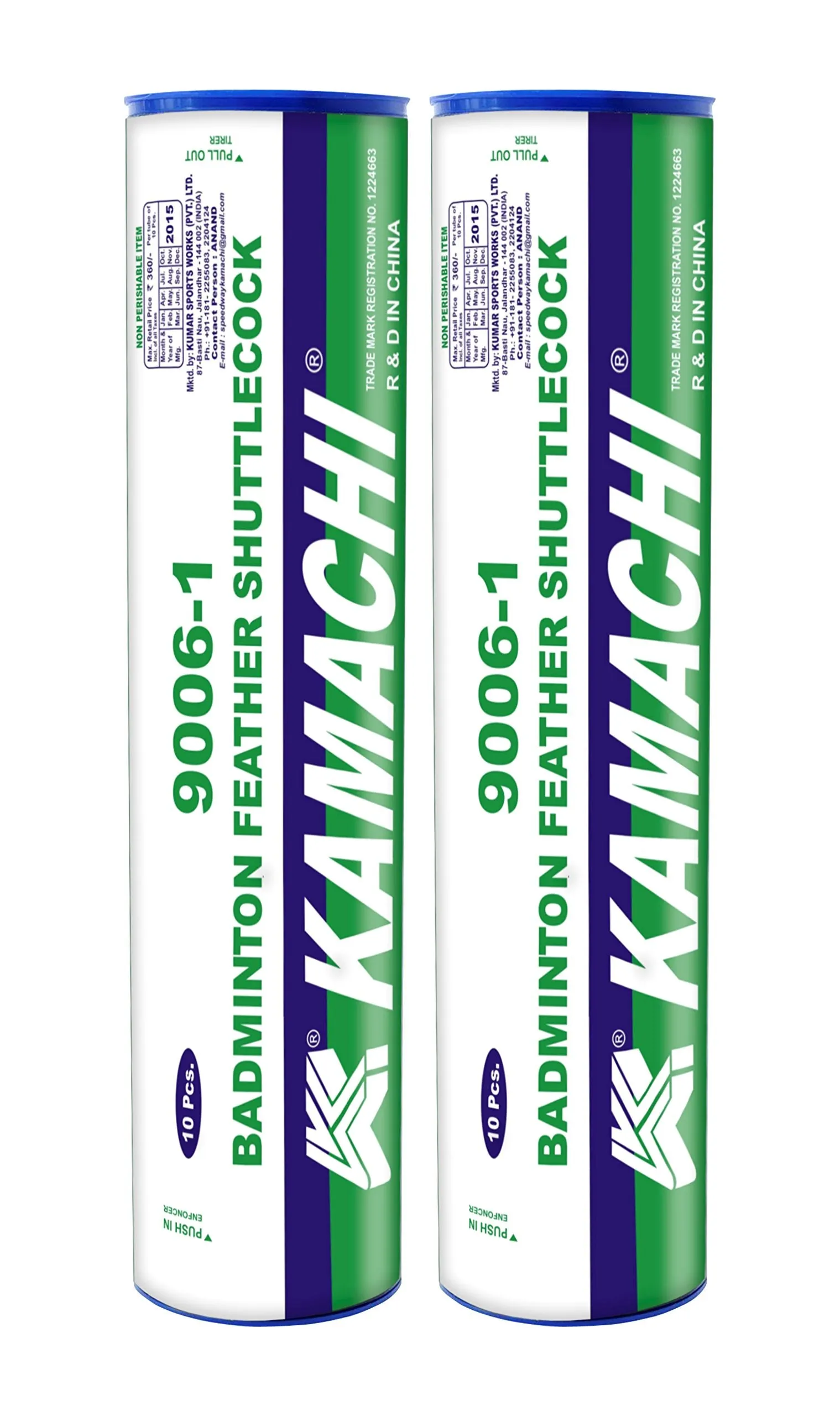 Kamachi 9006-1 Shuttlecock (1 Box of 10 pcs)
